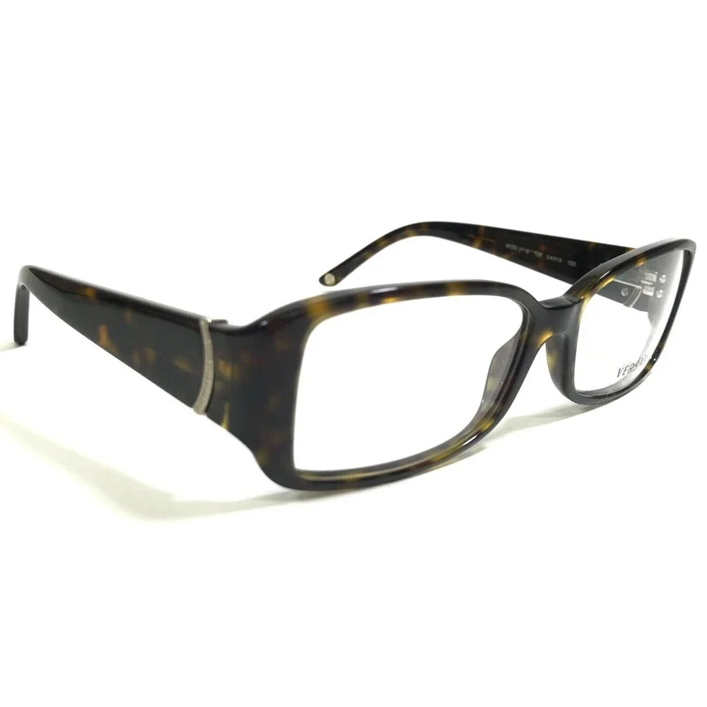 Versace Eyeglasses Frames MOD.3118 108 Tortoise Rectangular Full Rim 54-15-130